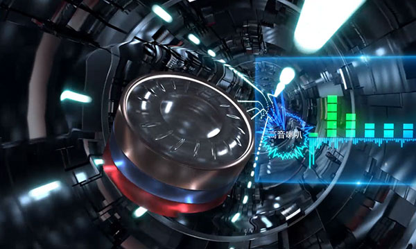 山水藍牙耳機產(chǎn)品動畫